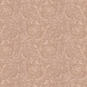 Versace Floral Garland Wallpaper - Copper Pink