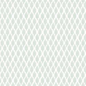 Silver Wallpaper: Dun Diamond Leaves Wallpaper - Green