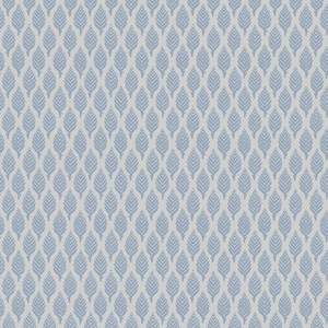 Dun Diamond Leaves Wallpaper - Blue