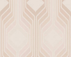 As Creation: Sample - Deco Retro Wallpaper - Beige