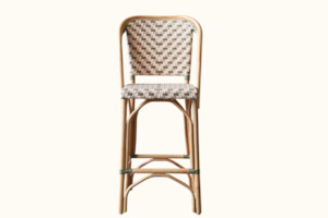 Burbank Cane Barstool - Palm Beach Edition SALE - PICK UP ONLY