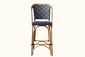 Burbank Cane Barstool - Mediterranean Edition SALE - PICK UP ONLY
