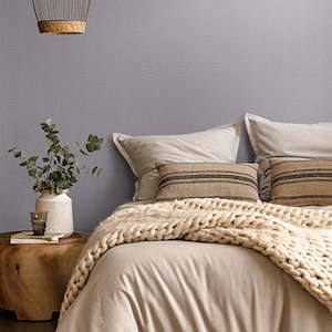 Instock Wallpaper: Uni Natte Gris Wallpaper - Grey - Discontinuing