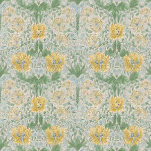 Honeysuckle and Tulip Wallpaper - Sunflower and Thyme