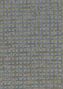 Burlap Fine Weave Grasscloth Wallpaper - Midnight (On Dark Grey)