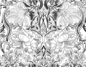 Belle-Epoque Wallpaper - Black and White