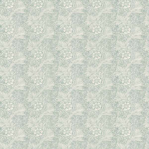 Art Deco Wallpaper: Marigold Wallpaper - Soft Teal