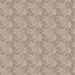 Art Deco Wallpaper: Marigold Wallpaper - Chocolate