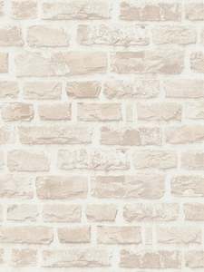 Classic Brickstone - Natural Wallpaper - Beige