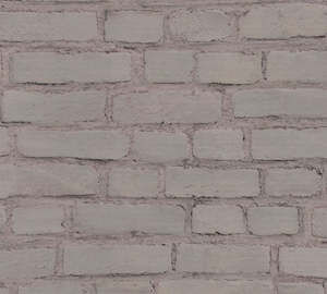Faux Effect: SAMPLE - Brick Wallpaper - Grey Taupe