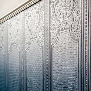 Anaglypta: Sample - Dado Panel Oriental Wallpaper - Anaglypta - Paintable
