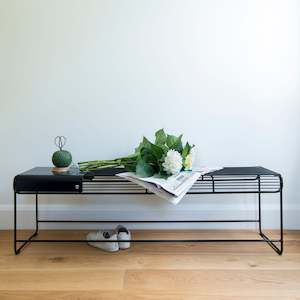 Furniture: Benmore Stainless Steel Bench Seat - Outdoor