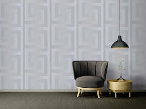 Versace Home Wallpaper - Grey