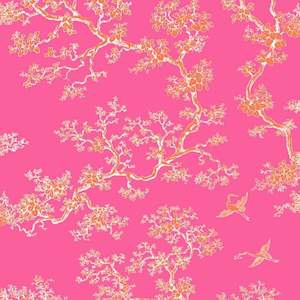 The Cranes - Florence Broadhurst Wallpaper - Cabana