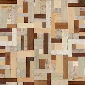 Nlxl: Piet Hein Eek 'Scrapwood Series' Wallpaper - Mosaic Scrapwood - PHE06