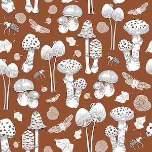 Pango And Ma: Sample - Fungi - NZ Wallpaper - Autumn