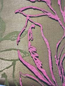 Instock Wallpaper: Bronze Neon Leaf Wallpaper - Albert Van Luit - Discontinuing