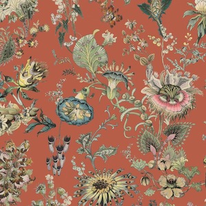 Florafantasia Hybrid Mural Wallpaper - House of Hackney - Amber