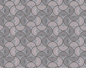 Baroque Pattern II Wallpaper - Grey