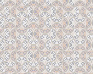 Baroque Pattern II Wallpaper - Light Grey