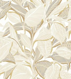 Yellow Wallpaper: Riviera Lagoon Wallpaper - Sable