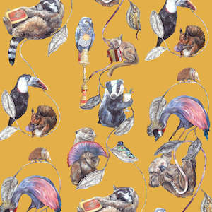 Hackney Empire Hybrid Mural Wallpaper - House of Hackney - Ochre
