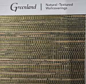 Metallic Wallpaper: Hemp Revolution - 100% Hemp Wallpaper - Grass Green