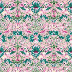 Herbarium Wallpaper - Blue