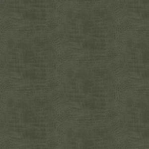 Imitation Crocodile Leather Wallpapers - Pine Green