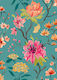 Saku Wallpaper - Peacock & Rose