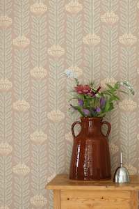 Modern: Caipirinha Wallpaper - Misty Taube Brown
