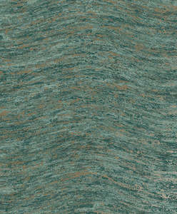 Sample - Nexus - Distressed Metallic Wave Wallpaper - Teal- Discontinuing