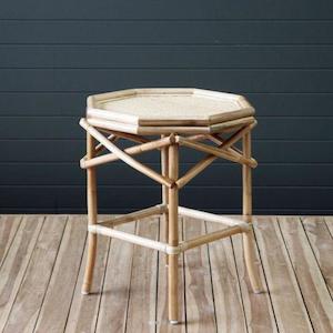 Cane Side Table Cancun - Furniture SALE - PICK UP ONLY