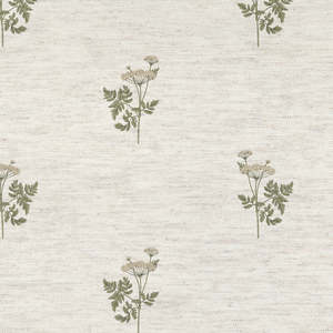 Cow Parsley Bloom Britannia Eco Friendly Curtain Fabric