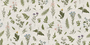 Monty Bloom Britannia Eco Friendly Curtain Fabric - Multicolour