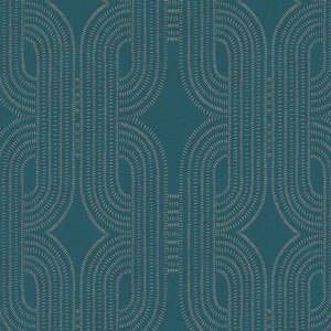 As Creation: French Affair Wallpaper - Blue Metallic
