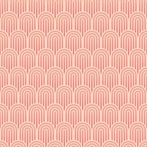 Retro Arch Wallpaper - Blush Pink
