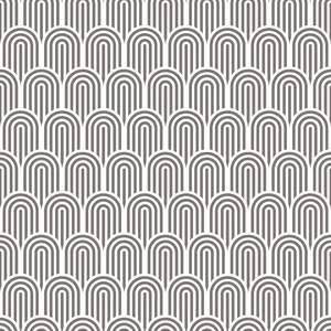 Retro Arch Wallpaper - Black