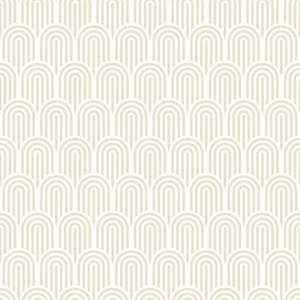 Retro Arch Wallpaper - Cream