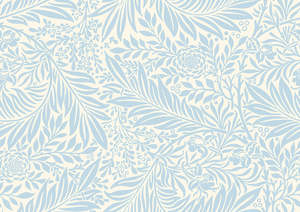 Leaf Vine Wallpaper - Wedgewood Blue