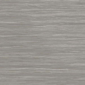 Sample - Vardo - Faux Grasscloth Wallpaper - Grey- Discontinuing