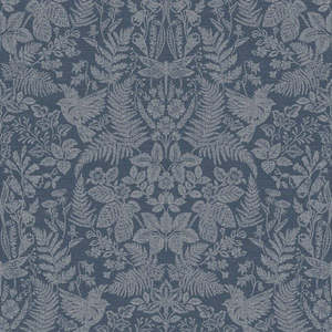 Alchemy: Loxley - Floral Tapestry Wallpaper - Navy- Discontinuing