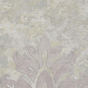 Sample - St. Petersberg Baroque Wallpaper - Grey