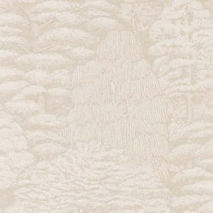 Instock Wallpaper: Woodland Toile Wallpaper - Ivory and Neutral