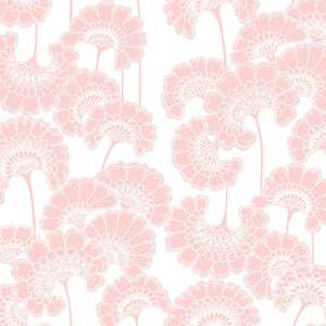 Japanese Floral Wallpaper - Florence Broadhurst - Macaron