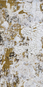 Safari Shabby Chic Wallpaper Mural - Gold