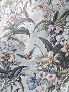 Singapura Custom Printed Wide Wallpaper - Silver