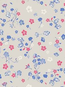 Paradise Blooms Wallpaper - House of Turnowsky - Beige/Blue