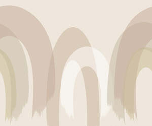 Murals 1: Fantasy Arch - Custom Sized Wallpaper Mural (per m2) - Beige