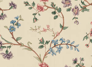 Clara - Custom Sized Wallpaper Mural (per m2) - Colorful